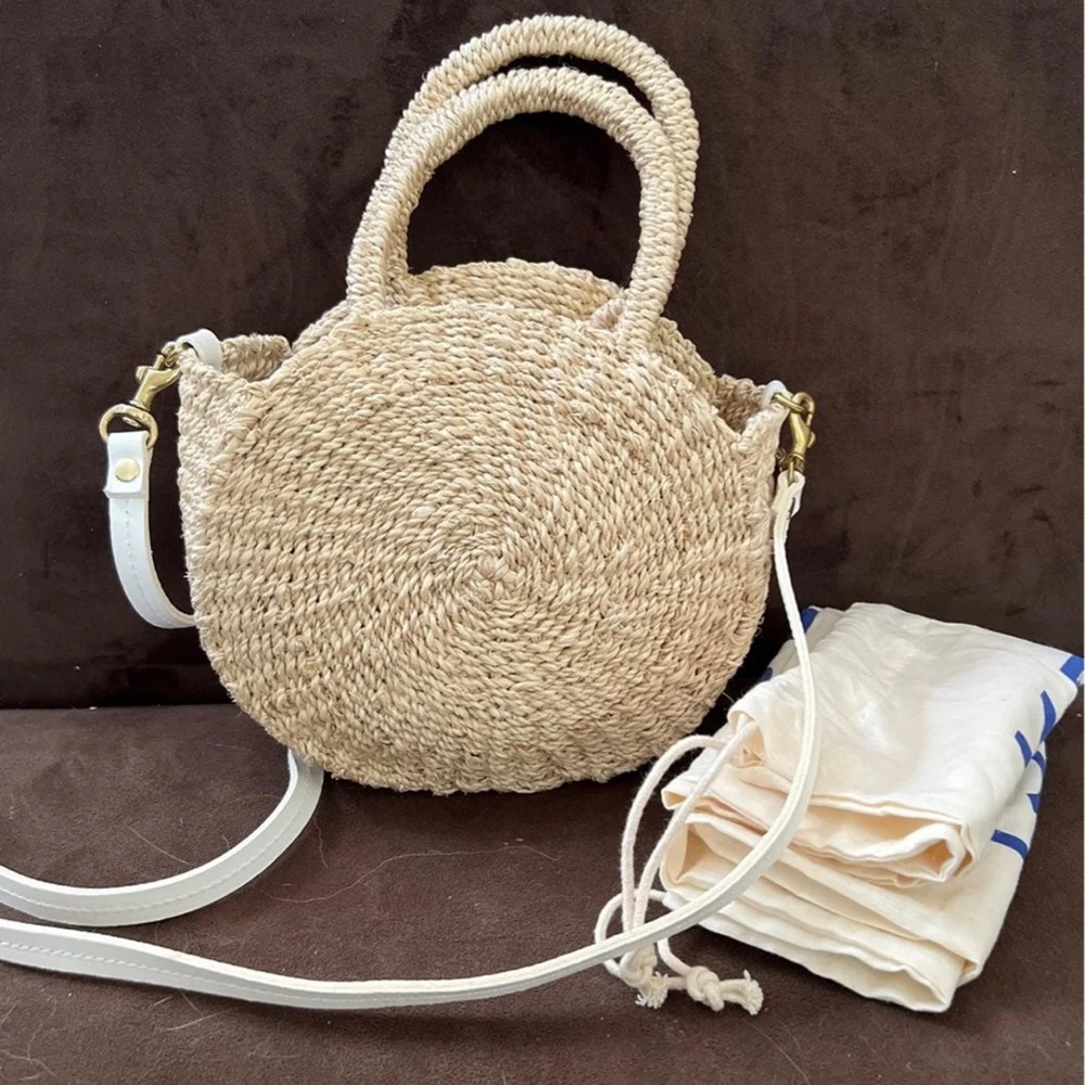 Clare V mini woven Alice tote